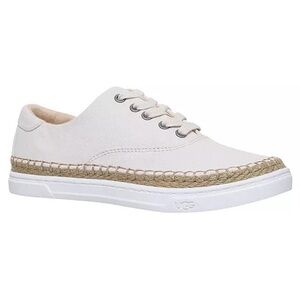 UGG Eyan ll white canvas jute sneakers size 7